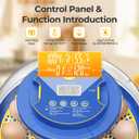 18 Egg Incubators for Hatching Eggs, 360 View with Automatic Egg Turning & Humidity Control, Built-in Egg Candler for Hatching Chicken, Duck, Goose, Quail, Ideal for Home, Classroom, Laboratory, Farm