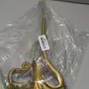 WallCharmers Gold Paper Towel Holder, Metal Toilet or Kitchen Paper Holder for Floor or Countertop, Gold Octopus