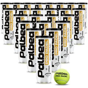 Palbea PRO Padel Balls. 6/12/22 Tubes of 3 Padel Tennis Balls FIP Approved | Paddle Balls made of HV Felt for Training and Tournament. Suitable for Any Surface or Sites.