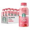 Starbucks Pink Drink, Strawberry Acai with Coconut Milk, 14oz Bottles (12 Pack) (EXP 09/30/26)
