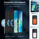 Magnetic Case for Galaxy S24 5G case,Samsung S24 Heavy Duty case,[Military Grade Protective ],[Shockproof] [Dropproof] [Dust-Proof], (Black-MAG)