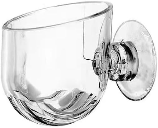 1Pc Oval Aquarium Plant Holder Cup - Crystal Glass Aquatic Plant Pot, Aquarium Aquatic Planter | Red Shrimp Live Plants Fish Tank Glass Holder