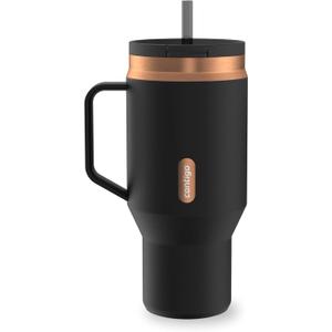 Contigo SnapSeal 30 oz Stainless Steel Vacuum-Insulated Tumbler with Handle & Reusable Straw, Leakproof AutoClose Lid, Cup Holder Friendly, BPA-Free & Lead-Free, Dishwasher Safe