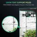 MARS HYDRO Grow Tent Durable Side Support PoleSturdy Metal Replaceable Bracket AccessoriesHigh CFM Kit for 4x4 Indoor Tents