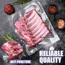 CAREGY Vacuum Sealer Bags 400 Quart 8" x 12" with BPA Free for Food Storage Meal Prep or Sous Vide