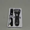 Electric Foot Callus Remover Kit, Elmchee Rechargeable Pedicure Tools Foot Care Feet File with 3 Roller Heads,2 Speed,Battery Display for Remove Cracked Heels Calluses and Dead Skin(Black) (1 Count (Pack of 1))