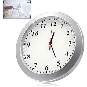 1080P HD Mini Camera Wall Clock Cameras with Motion Detection Indoor Security Hidden Cam Pet Camera for Home/Office, No Wi-Fi