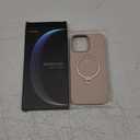 TORRAS Desert Titanium for iPhone 16 Pro Max Case, [Military Grade Drop Tested][Fit for MagSafe] [Built-in Stand] Translucent Slim Soft Edge Case for iPhone 16 Pro Max 6.9" 2024, Rose Gold