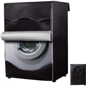Washing Machine Cover,Washer/Dryer cover For Front-loading Machine Waterproof Dust-proof (XXL, Black) Washing Machine Cover,Washer/Dryer cover For Front-loading Machine Waterproof Dust-proof (XXL, Black)