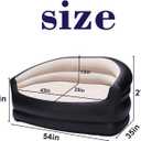 Inflatable Couch Air Sofa,Blow Up Chair for Outdoor and Living Room, 54 inches x 35 inches x 27.5 inches