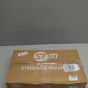 STORAGE MANIAC 80 Liters Vertical Rolling Laundry Hamper, 2 Section Laundry Sorter with Wheels and 2 Breaks, 2-tier Laundry Baskets for Small Space, Dorm, Laundry Room, Closet, Bathroom, Gray 2-tier