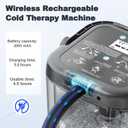 Ice Machine for Knee After Surgery, Cold Therapy Machine with Rechargeable Battery, Wireless Cryotherapy System for Knee Replacement Post-Surgery Recovery