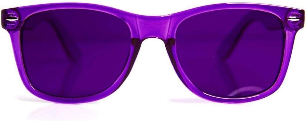 GloFX Violet Color Therapy Glasses Chromotherapy Mood Enhancing Glasses