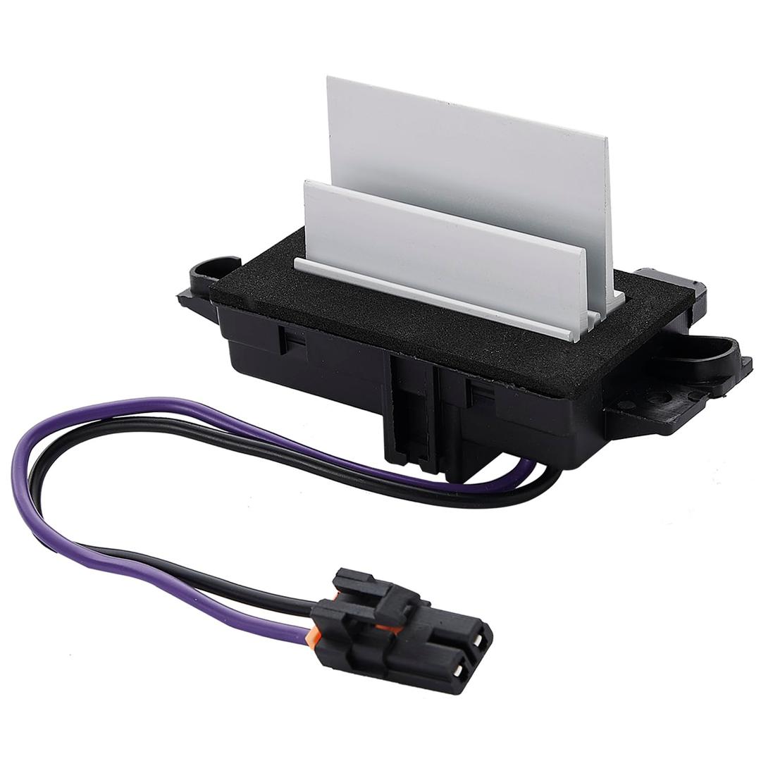 AC Blower Motor Resistor Blower Control Module Compatible with 2003-2007 Chevrolet Silverado Avalanche Suburban Tahoe, GMC Sierra Envoy Yukon, Replace 15-80567 89018778 4P1516