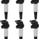 ROADFAR 3-Pins Pack of 6 Ignition Coil Pack Equivalent with OE UF522 UF515 C1404 2004-2006 for BMW X5 3.0L/L6,2004-2006 for BMW X3 3.0L/L6