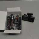 4K 3 Channel Dash Cam with 64GB Card, 4K+1080P+1440P Dash Cam Front and Rear Inside, Dash Camera for Cars with Motion Detection, 24H Parking Mode, Super Night Vision, Loop Recording