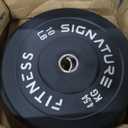 Fitvids Olympic 2" Bumper Plates Set Weight Plates Set & 7FT Olympic Barbell Bar(100 Pounds Total)