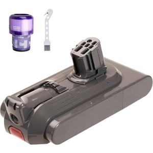 3200mAh Dyson V12 Battery Replacement for Dyson V12 Detect Slim Series Cordless Vacuum Cleaner,965470-01, SV20, SV26, SV30, SV34, SV35, SV46, Li-Ion 25.2V Battery