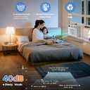 Window Air Conditioner 12000 BTU with WiFi, Energy Efficient Window AC Unit Cools Up to 550 Sq.Ft. with Remote App Control, Ideal for Apartment, Living Room, Medium Room, White