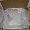 Small Casserole Dishes 2 Pack, 5 Inch Glass Square Baking Dish Individual Portion Baking Pan for Oven Microwave Air Fryer Square Egg, Clear Prep Bowls with Handle