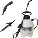 Chapin 16100 1-Gallon Made in USA Garden Pump Sprayer with Ergonomic Handle, Trigger Shut Off, Adjustable Cone Nozzle and in-Tank Filter, for Spraying Weeds, Insects, Fertilizers, Translucent White