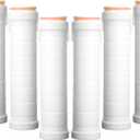 Shower Head Filters for High Pressure Shower Head, 6 PCS PP-Cotton Filter Cartridge for Hard Water Soften Hard Water, Handheld Shower Head Replacement Filters