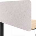 Desk Divider, Clamp On Felt Desk Privacy Panels, Acoustic Sound Absorbing Desk Partition for Office Desk, Reduce Distractions, Oatmeal, 1 Pack, 24 x 48 in