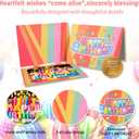 3 x Animated Greeting Card with dynamic pic inside, 6.1 * 4.8in Individual Handmade Happy Birthday Greeting Card, Full-color Rainbow style,with Envelope & Printed Message Inside