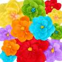 Giant Paper Flowers Artificial Large Paper Flower Decoration for Handcrafted Wall Backdrop Christmas Mexican Wedding Graduation Bridal Shower Birthday Party Supplies(Mexican Fiesta,12 Pcs)