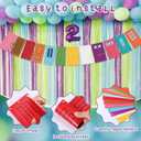 Faccito 36 Pcs Monster Birthday Party Decoration, Monster Theme Banner Garland for Birthday Event Party Backdrop Celebration Supplies