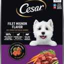 Cesar Small Breed Dry Dog Food for Small Dogs, Filet Mignon Flavor and Spring Vegetables Garnish, 12 lb Bag (EXP 12/11/26)