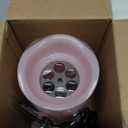 XingsLight Valentines Day Decorations Flameless Candles with Romantic Pink Heart Projector Lights Battery Operated LED Candle with Remote and Timer