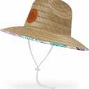 Sunday Afternoons Kids' Sun Guardian (Large, Natural/Pink Tropical)