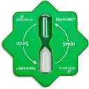 PF WaterWorks PF0551 Time-N Five (5) Minute Hour Glass Timer, Suction Cup, Excellent for Children Bathroom, Saves Water Every Shower, Green