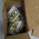 Therwen 4 Pcs 2-1/2 Inch Sliding Mirror Closet Door Roller Wheels Replacement Assembly 1-1/2 Inch Nylon Concaved Ball Bearing Wheels, Sliding Glass Screen Door Hardware Fits