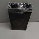 LESEN Rustic Metal Wall Planter Country Home Hanging Wall Vase Pocket for Plants or Flower Indoor or Outdoor Farmhouse Wall Decor,Set of 2 (Vintage Black)