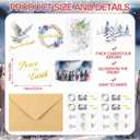 30 Sets Religious Christmas Cards Peace on Earth Garland with Envelopes Christian Christmas Cards Bulk for Jesus Party Gift Favor