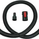 Ridgid Tug-A-Long Genuine OEM 31713 1-7/8 Inch, 7 Foot Vacuum Hose Kit for Wet / Dry Vacuums w/ 1-1/4 Adapter