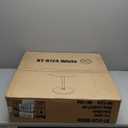 FDW Pub Table 40 Inch Height Cocktail Table Round Bistro Bar Table for Home and Kitchen Dining (White)