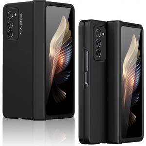 Miimall Compatible for Samsung Galaxy Z Fold 2 Case with Hinge, Ultra-Thin Hard PC Bumper All-Inclusive Anti-Drop Free Folding Hinged Cover Case for Galaxy Z Fold 2(Black)