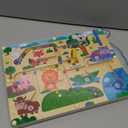 Magnetic Maze 2 in 1 Double Side Color and Number Maze Alphabet Puzzle Board for 3-5 Boys and Girls Kids Montessori Educational Toys (Zoo, One Size)