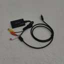 Tengchi RCA to HDMI Converter, Composite to HDMI Adapter Support 1080P PAL/NTSC Compatible with PS one, PS2, PS3, STB, Xbox, VHS, VCR, Blue-Ray DVD Players