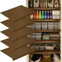 Wood 16x30 in 5-Pack wooden wire shelf covers cause no more falling cans, ideal for apartment dwellers in basement