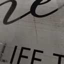 comurdyo And So Together They Built A Life They Loved Framed Wood Farmhouse Sign - 40'X15' Master Bedroom Above Bed Wall Art for Love Sign Decor (Wood)