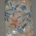 Watercolor Blue Seashells Placemats Set of 4 12x18 Inch
