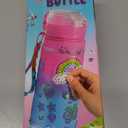 Dan&Darci Decorate Your Own Glow-in-the-Dark Water Bottle Kit for Girls - Birthday Gifts for Girl Ages 4-6 5-7 6-8 - 4 5 6 7 8 Year Old Birthday Gift Ideas - Arts and Crafts for Kids Age 6-8