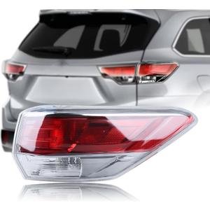 Brake Tail Light Rear Lamp Assembly Right Passenger Side Compatible with 2014-2016 Toyota Highlander 81560-0E100 TO2804120