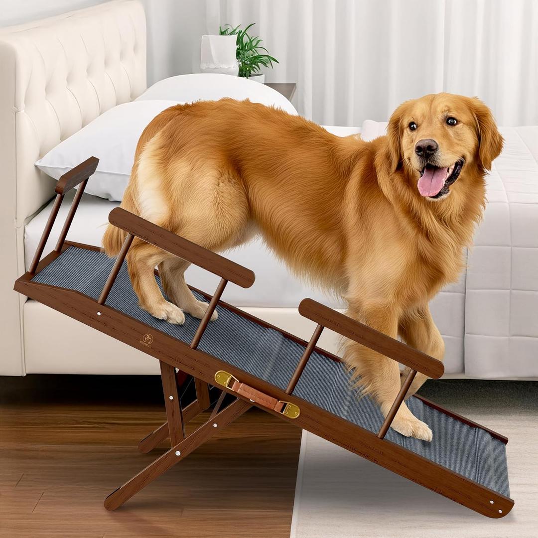 Foldable Dog Ramp for Couch - Portable Dog Ramps for Bed