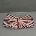 Christmas Tree Bow Decorations, Large Red White Striped Shiny Bows for Xmas Tree Topper Ornaments, Wreaths, Indoor Outdoor Decor, 14x14 Inch (Red White)