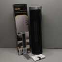 Space Heater for Indoor Use with Remote - 70 Oscillating Tower Electric Heater, 24 Inchs, 12H Timer, 1500W Quiet PTC Ceramic Heating with Thermostat, Fast Safety Heat for Office, Home, Bedroom